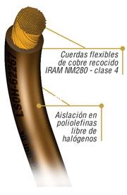 Unipolar LS0H 1 x 10mm Marron