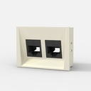 MOD.2 TOMAS P/INTERCONEXION REDES - RJ45 CAT.5 - BLANCA