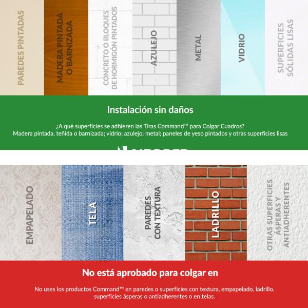 Command® Gancho Uso General, Mediano, Blanco
