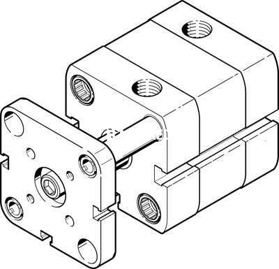 Cilindro compacto - ADNGF-25-50-P-A