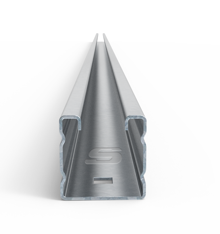 PERFIL ''C'' NUEVO 44x44x3000mm #18 ZIN.PERF.OVALADO