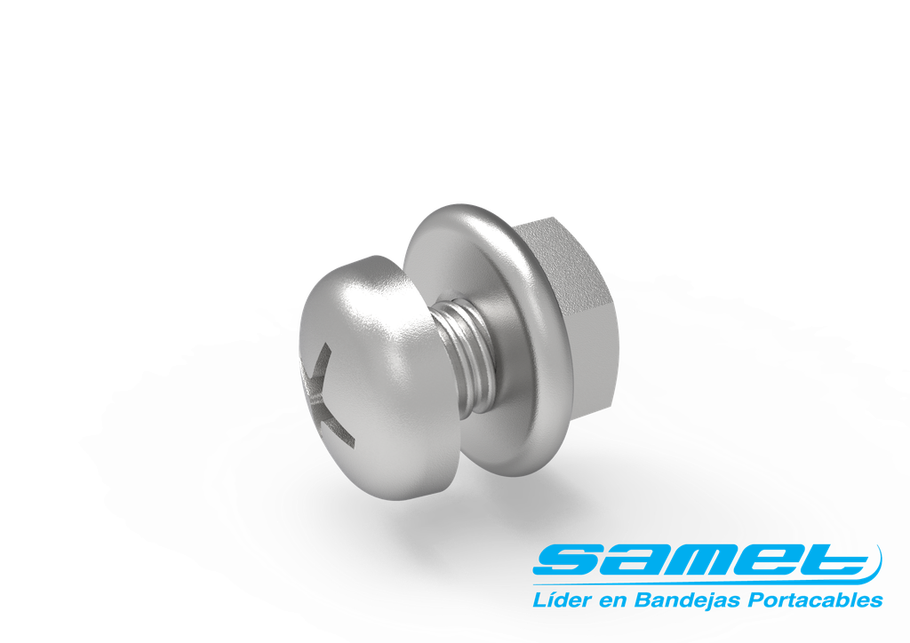 100 JUEGOS DE BULONERIA DE 1/4'' CINCADO