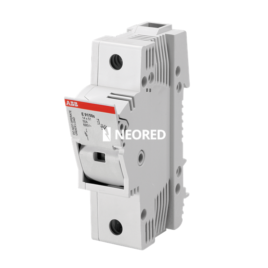 Seccionador portafusible unipolar 50 A,14x51 con Indicacion de Fusible Quemado