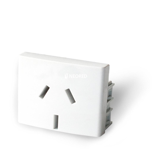 [KALKDN40245] Toma blanco 10Amper Iram