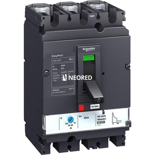 [SCHLV525312] INTERRUPTOR AUTOMATICO CVS250B 25KA TMD200 4P3D