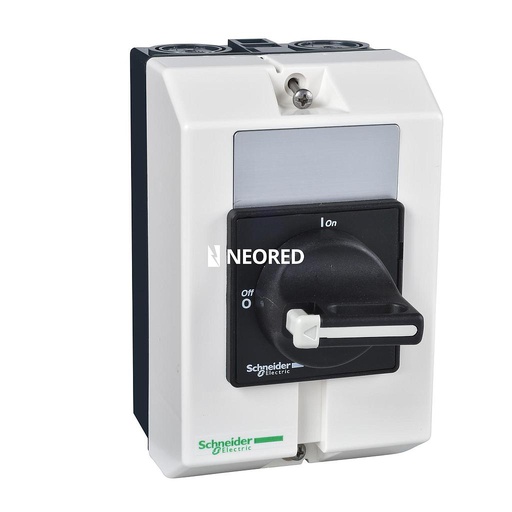 [SCHVBF01GE] INTERRUPTOR 3P 16A COMANDONEGRO IP65 CAJA PLASTICA