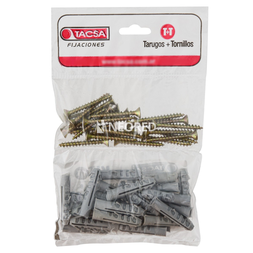 [TACPTTACSA928] Kit tarugo standard + tornillo fix - 40mm Ø mecha 8mm tornillo 4,5mm a 6mm - x bolsa de 25 kits