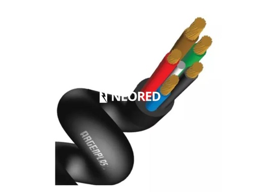 [ARGT510NEMT] Cable Tipo Taller 5 x 10 mm Argenplas Negro