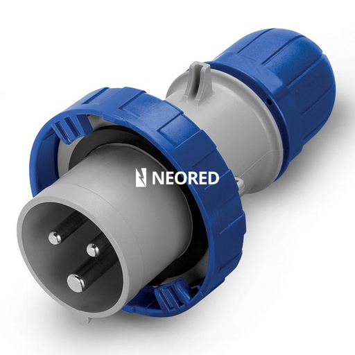 [SCA218.6333] FICHA IP67 2P+T 63A 6H