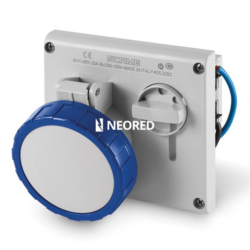 [SCA405.3283] BASE C/BLOQUEO IP67 2P+T 32A