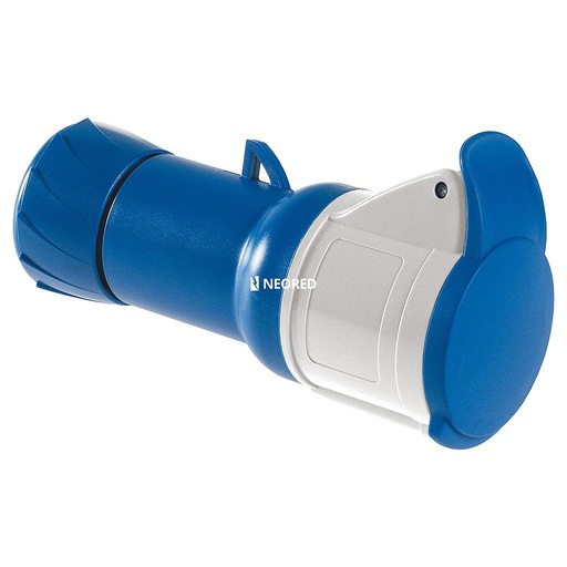 [SCHPKF16M423] Toma Industrial 16A Bipolar + Tierra 220V IP44 Con Conexión Tornillo