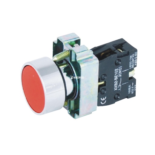 [CNCXB5-AS545] PULSADOR DE EMERGENCIA PLASTICO HONGO 40MM ROJO 1/4 GIRO (1 NC + 1 NA)