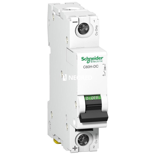 [SCHA9N61508] INTERRUPTOR TERMOMAGNETICO C60H-DC 1X10A CURV C