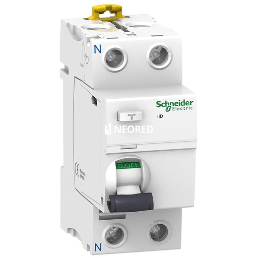 [SCHA9R74225] INTERRUPTOR DIFERENCIAL IID 2X25A 300MA AC