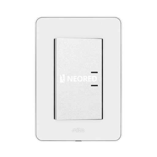 [JEL32101/2] 1 Interruptor Unipolar Teclón 220Vca - 10A  Blanco/Blanco