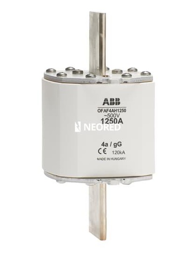 [ABB1SCA022637R4280] Fusible tipo gG 1000A 500V tamaño 4a