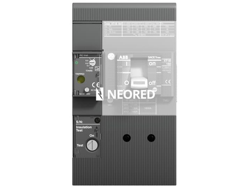 [ABB1SDA067124R1] Relé diferencial instantáneo interruptor XT1 tetrapolar, montaje lateral