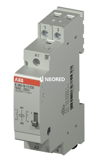 [ABB2TAZ312000R2013] Telerruptor con 1 contacto NA + 1 NC 16A - 230 VCA - 115VCC